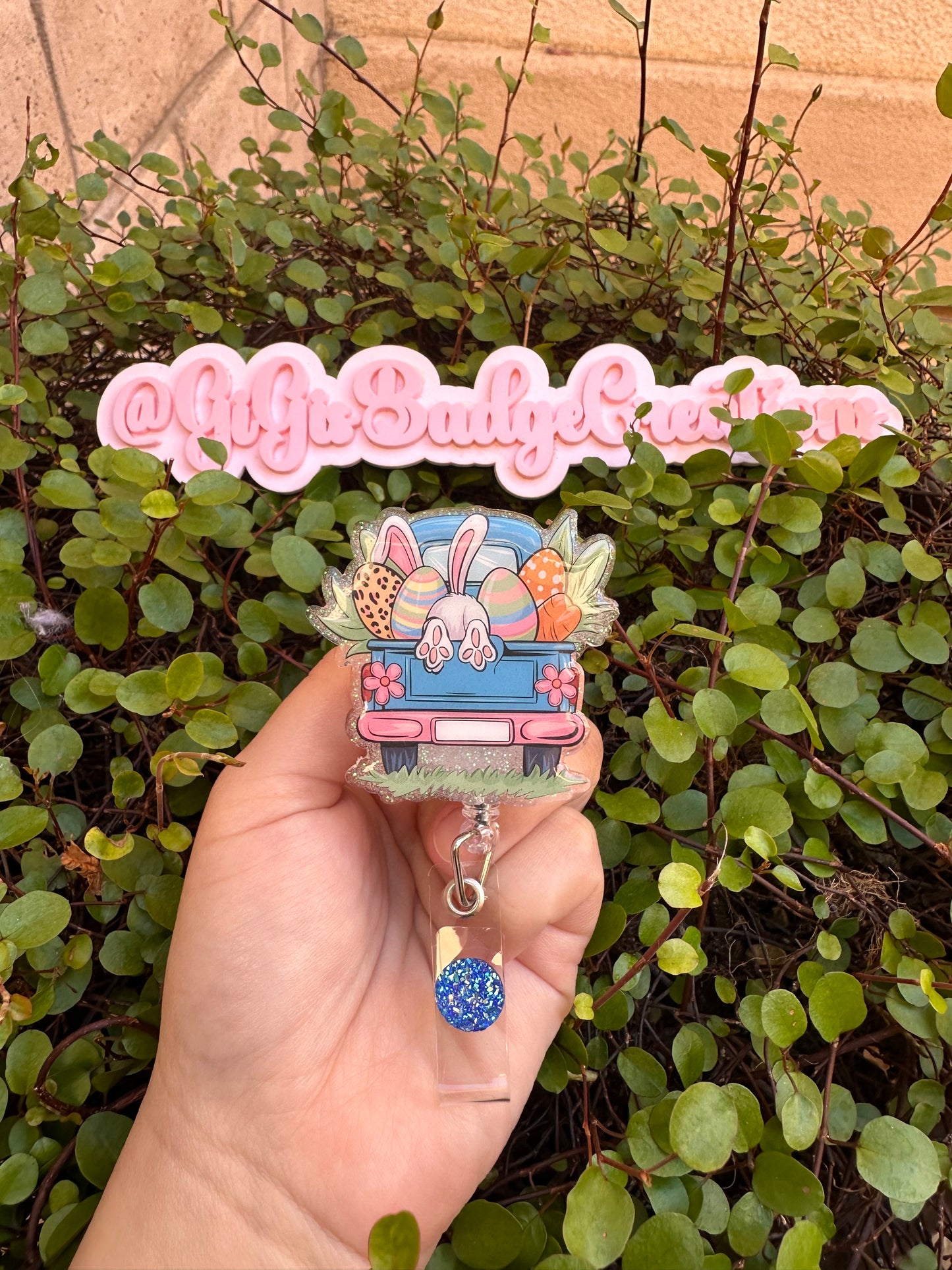 Easter Truck Badge Reel