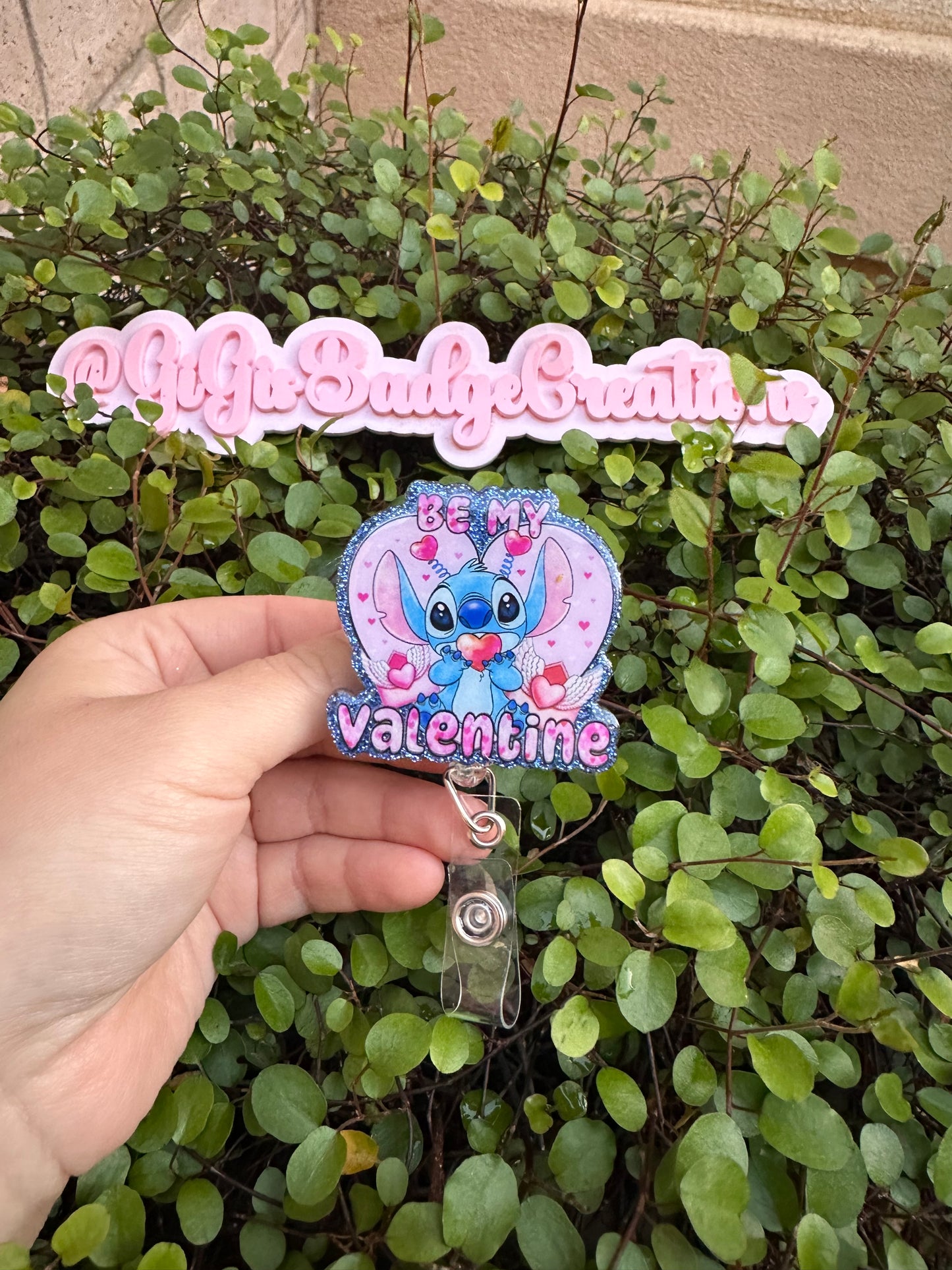 Be My Valentines Stitch Badge Reel
