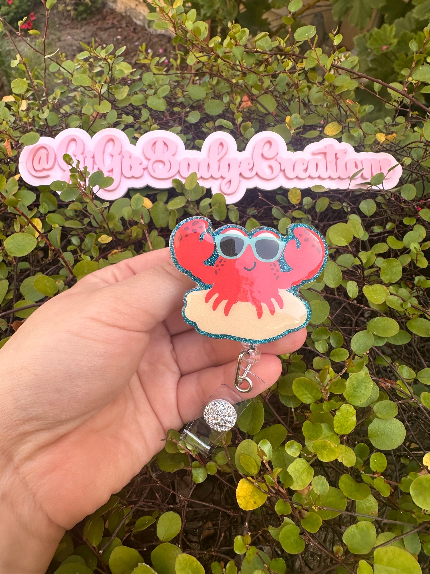 Crab Badge Reel