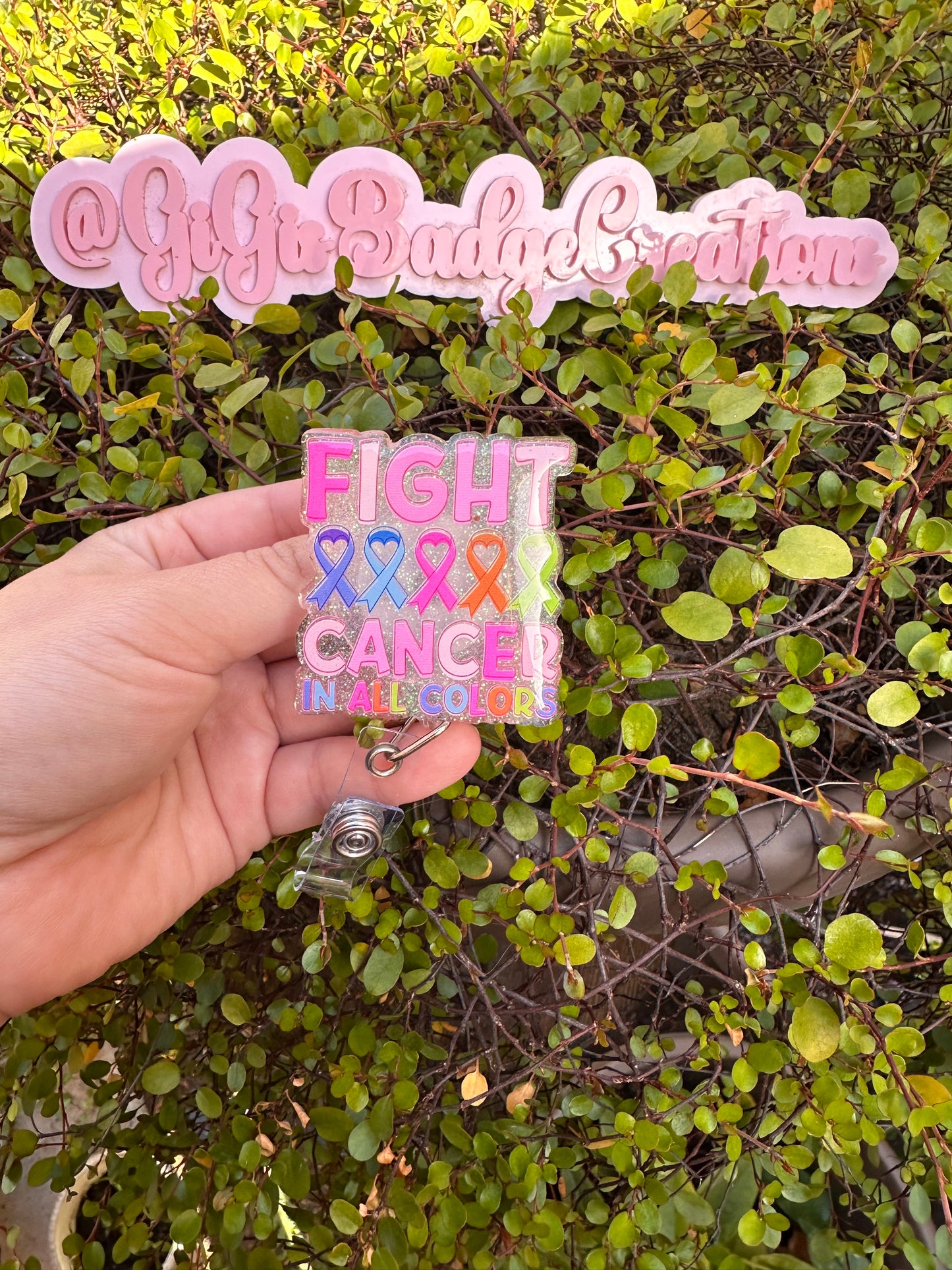 Fight Cancer Badge Reel