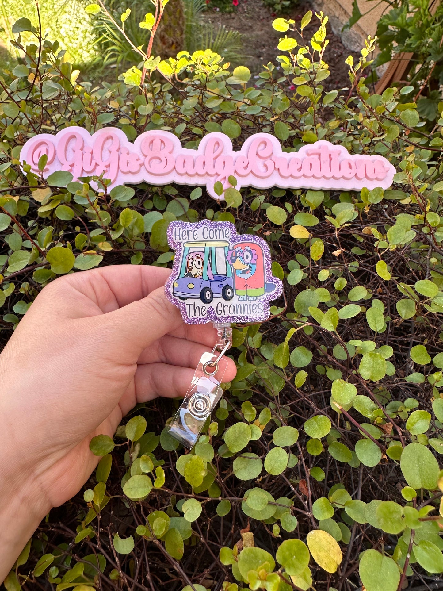 Here Come the Grannies Badge Reel