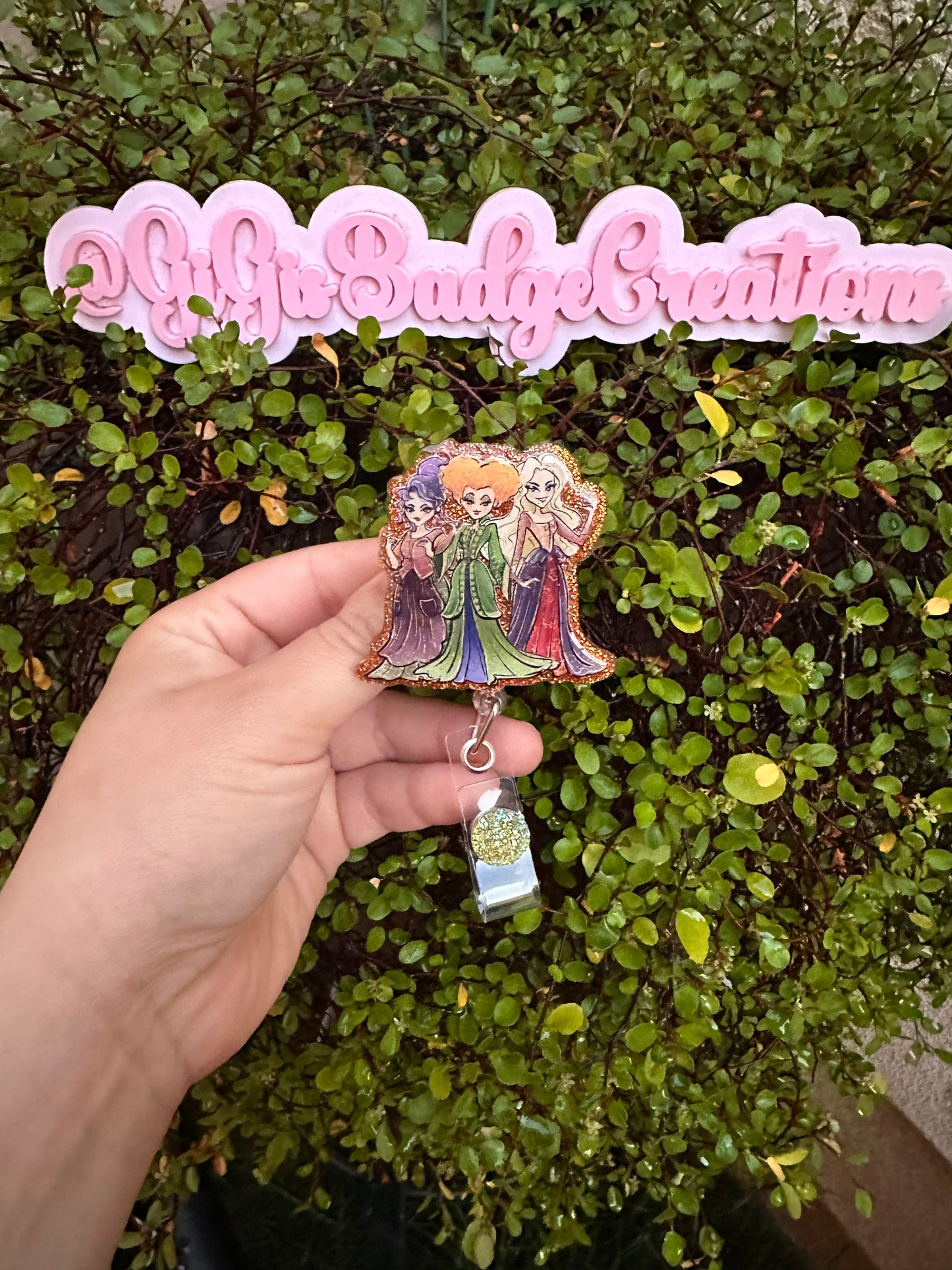 Halloween Girls Badge Reel