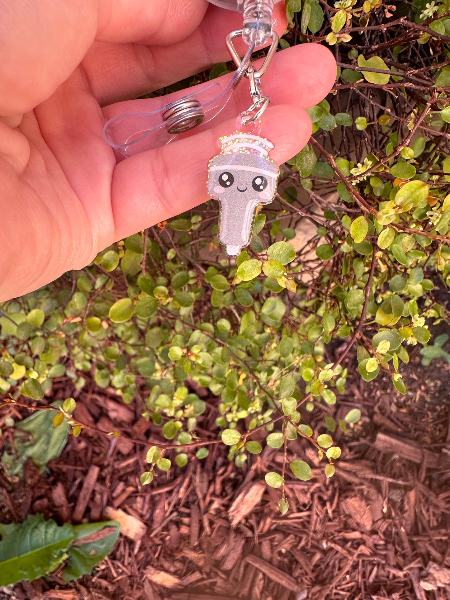 Ultrasound Gel with Charm Badge Reel