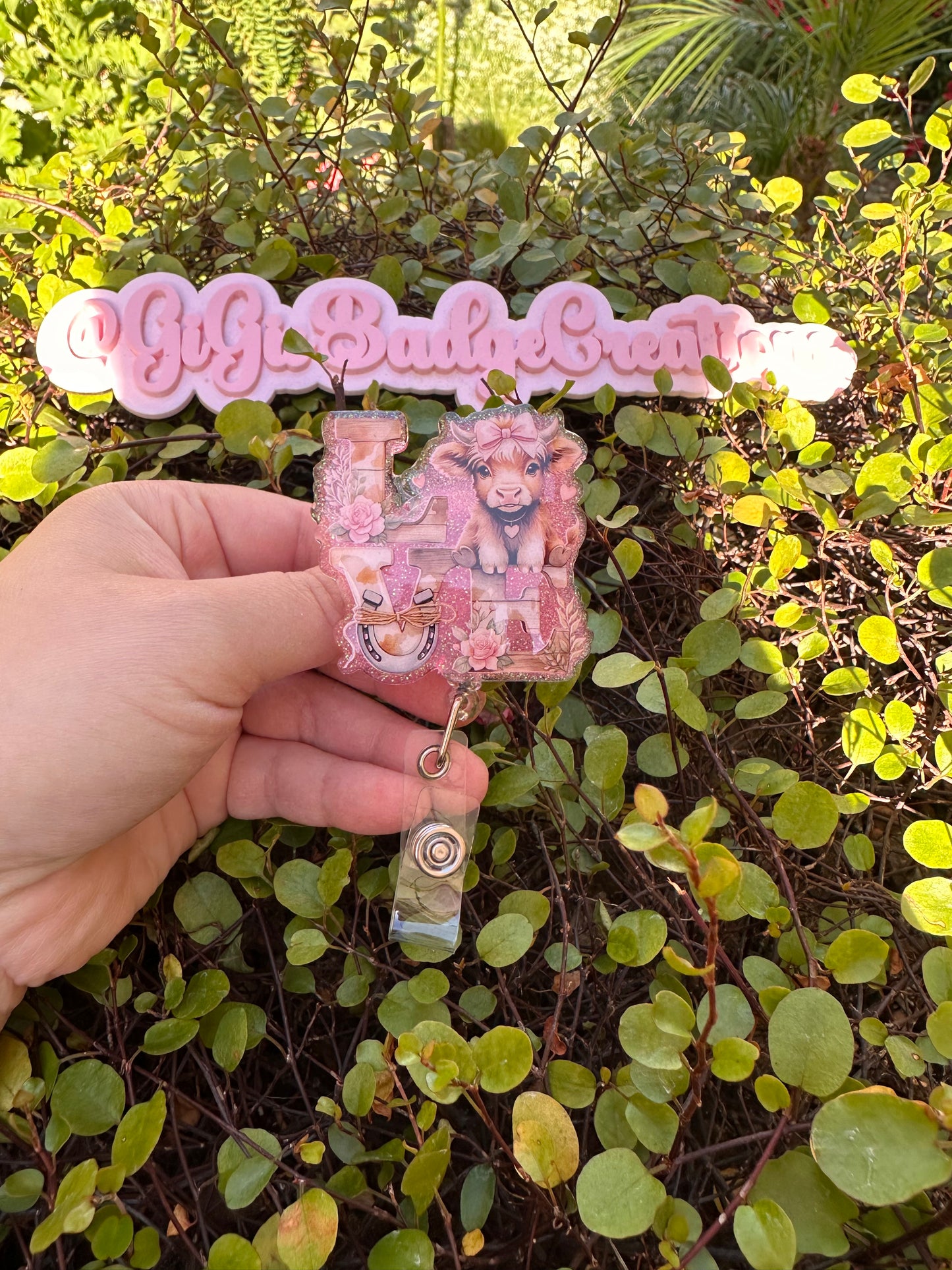 LOVE Western Theme Badge Reel