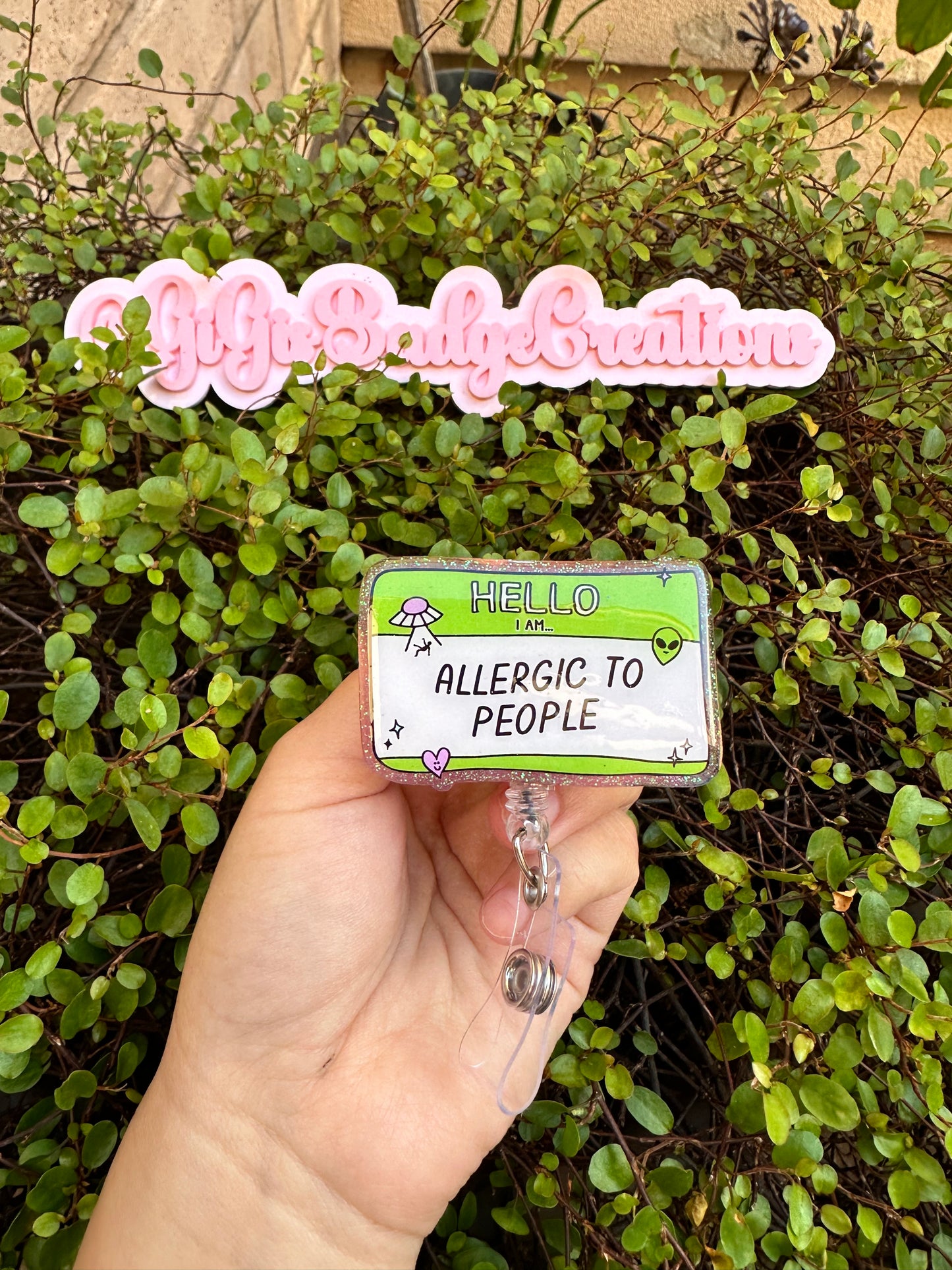 Im Allergic to People Badge Reel