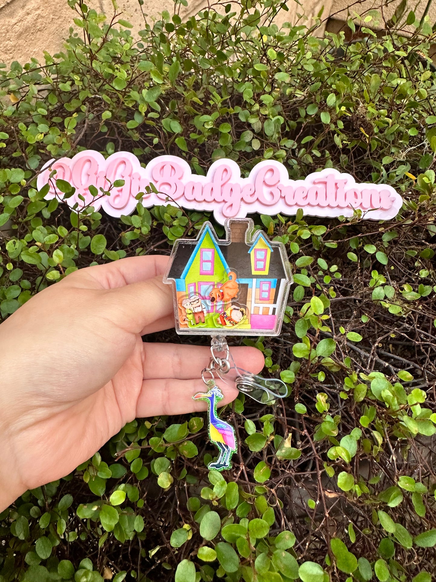 3D Up Family House Badge Reel