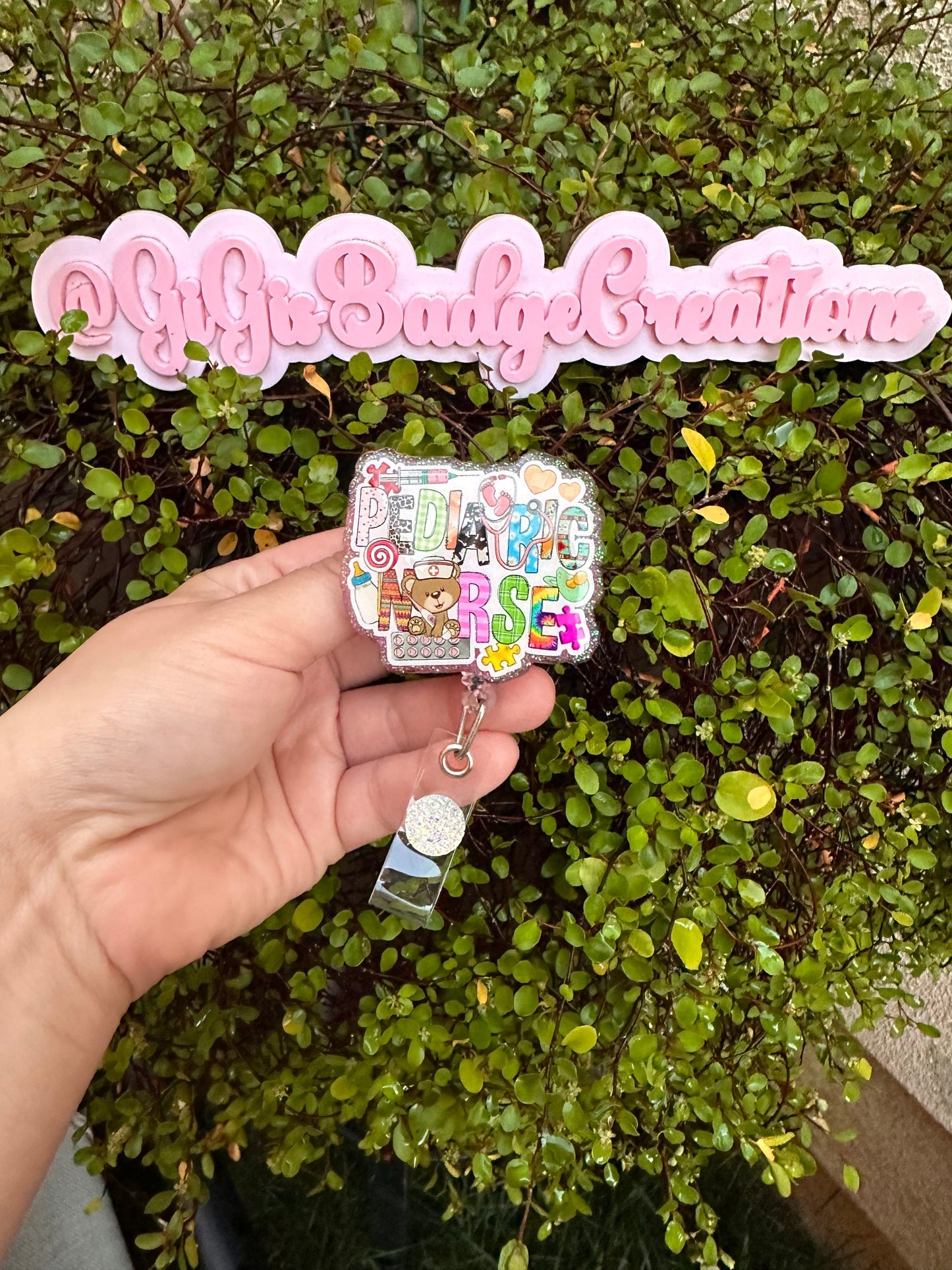 Pediatric Nurse Badge Reel