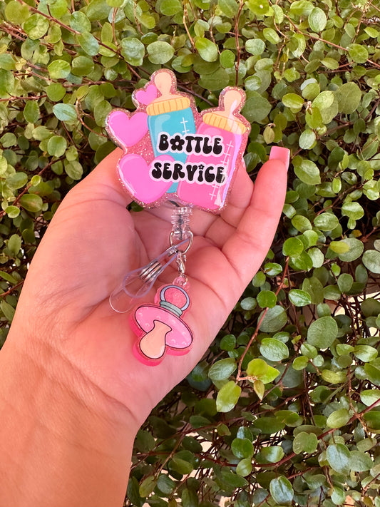 Bottle Service Badge Reel