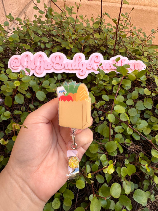Grocery Bag Badge Reel