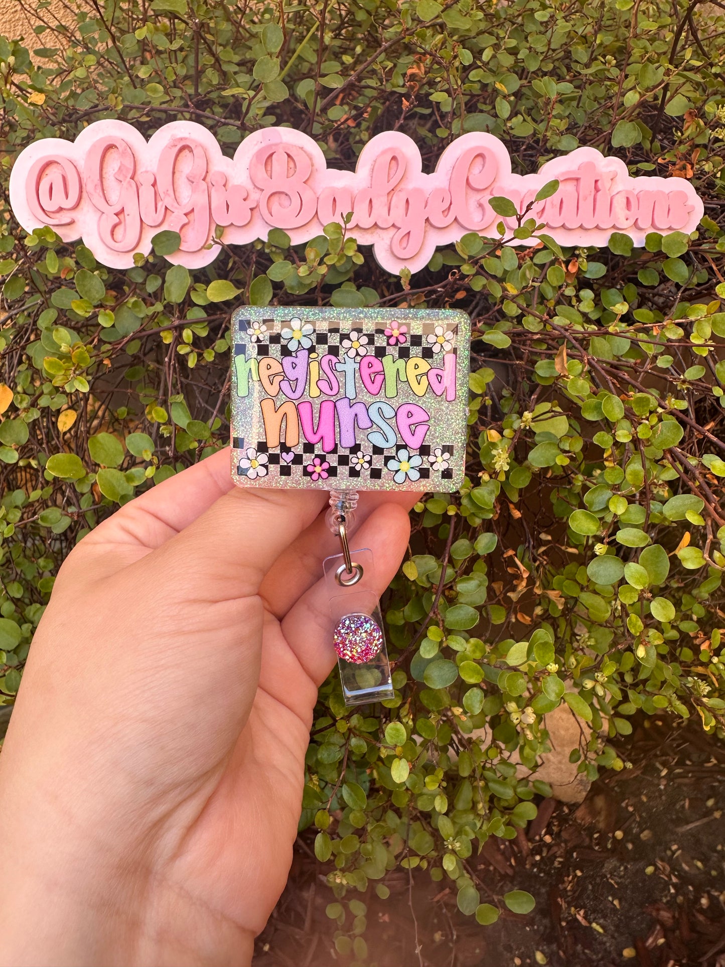 Registered Nurse Badge Reel