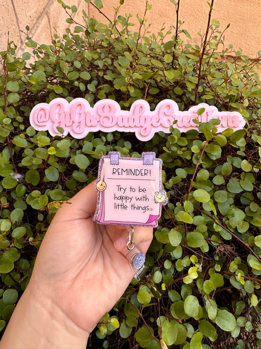 Reminder Badge Reel