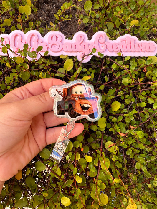 Tow Truck Badge Reel