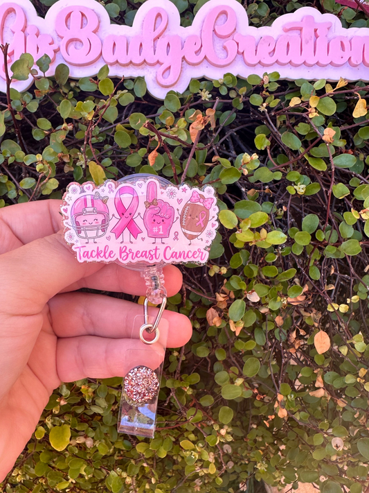 Tackle Breast Cancer Badge Reel