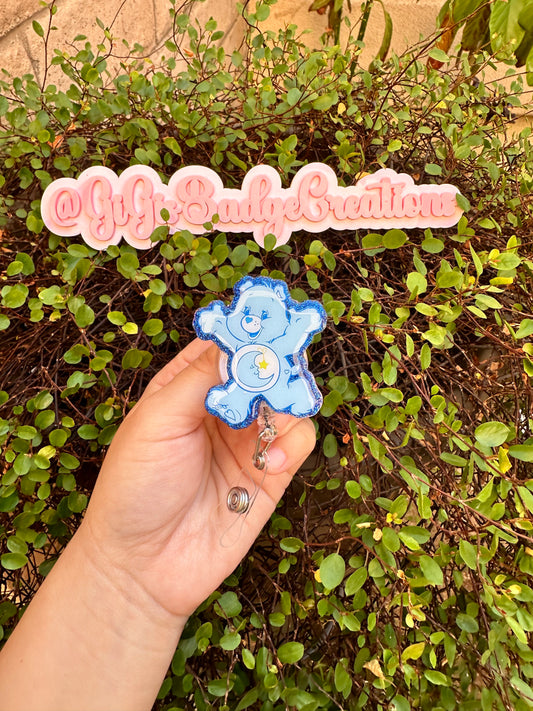 Blue Bear Badge Reel
