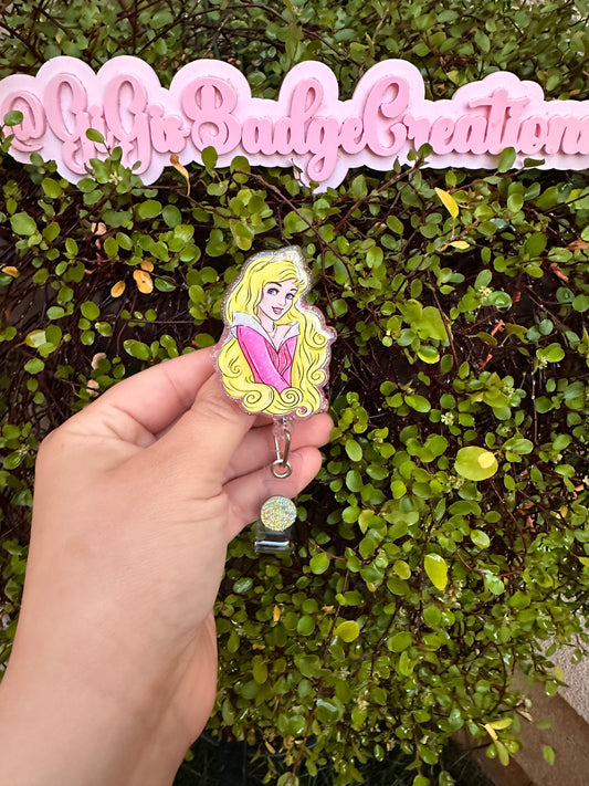 Aurora Princess Badge Reel
