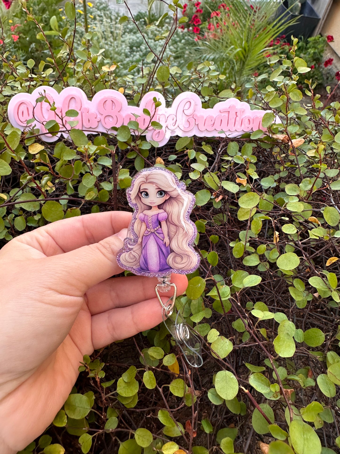 Rapunzel Badge Reel