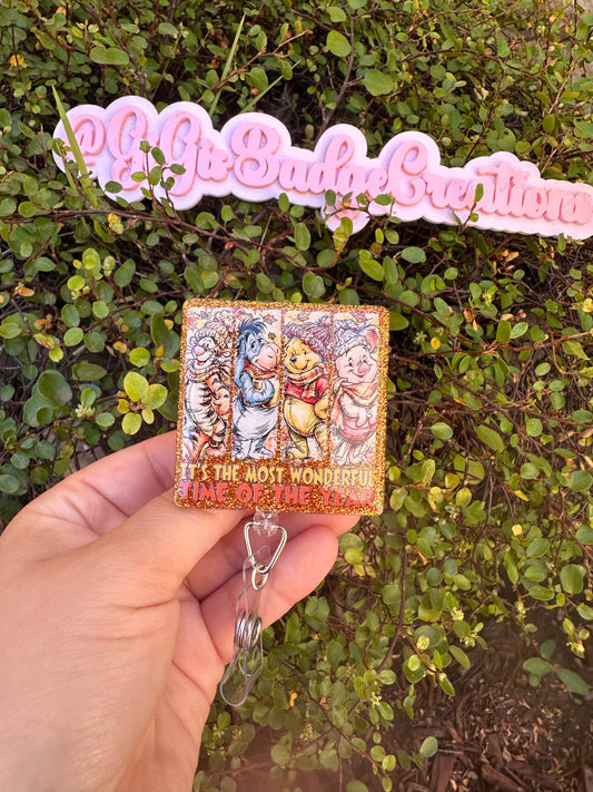 Winnie Pooh Time of the Year Badge Reel