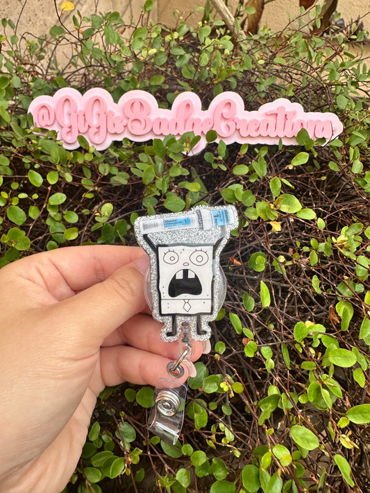 Dilaudid Doodle Bob Badge Reel