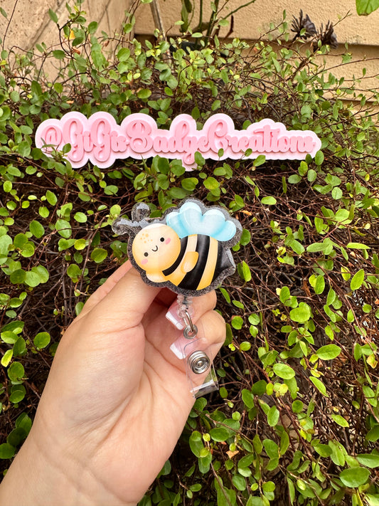 Bumblebee Badge Reel