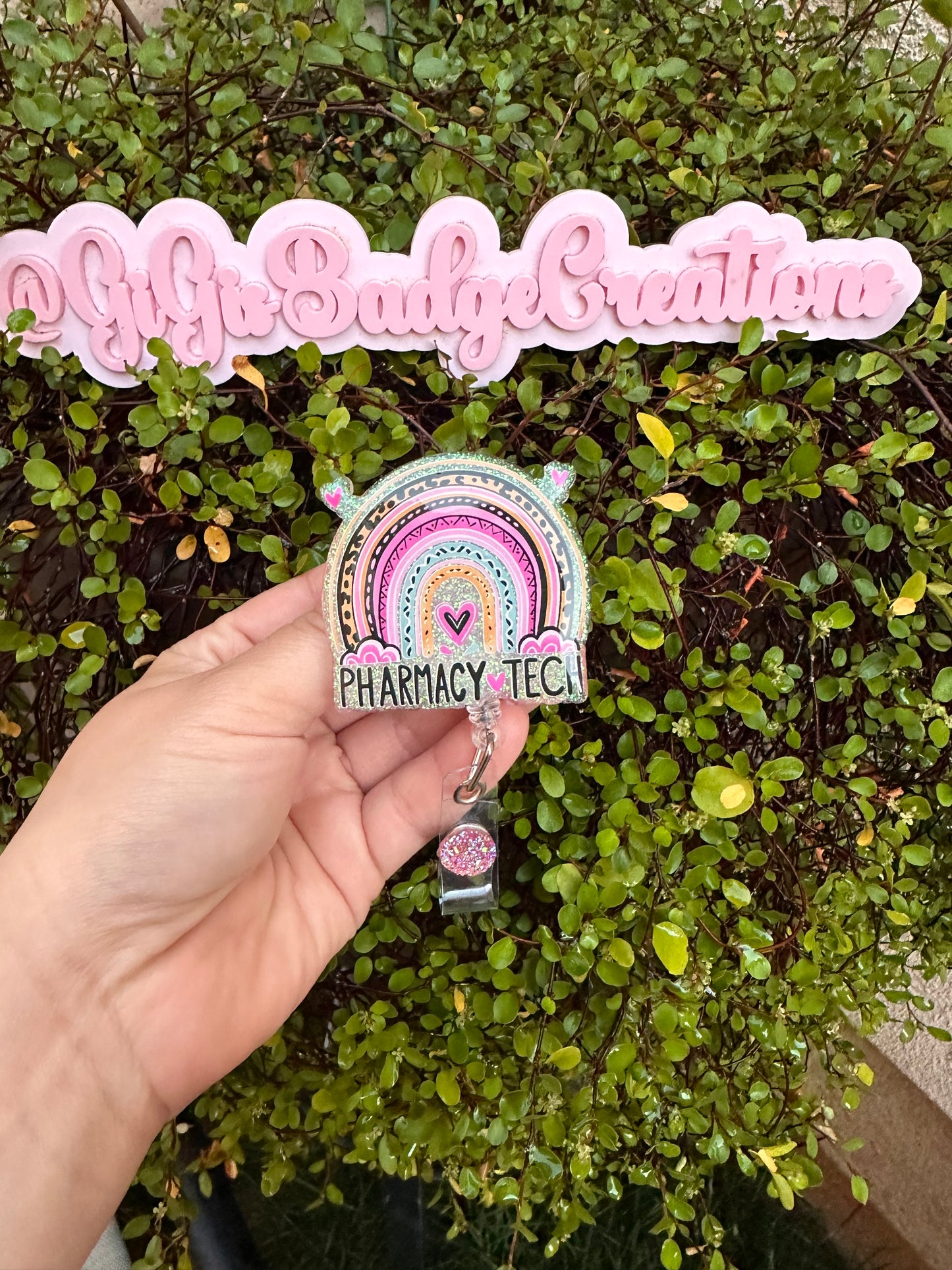 Pharmacy Tech Badge Reel