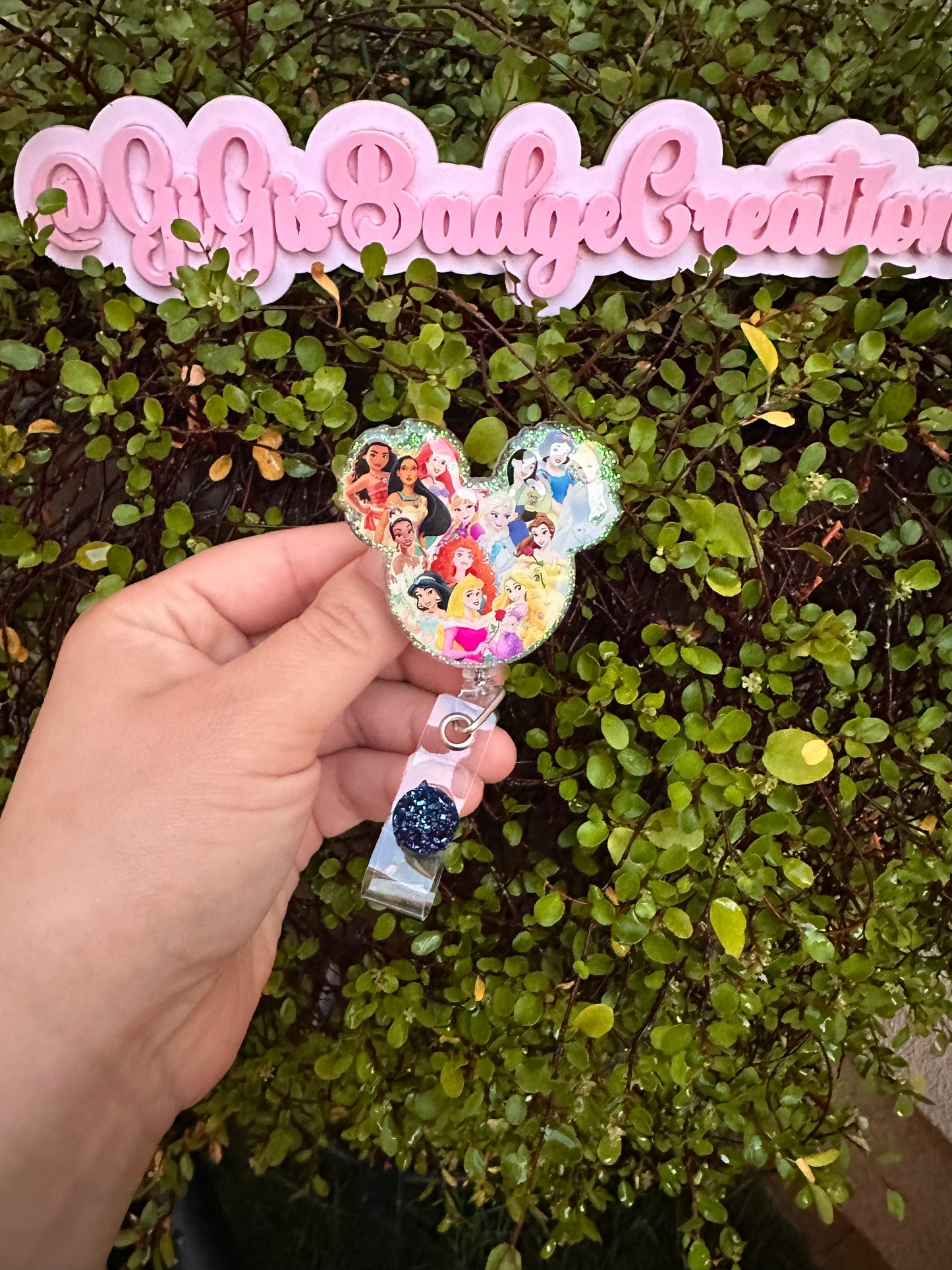 Princess Mouse Badge Reel