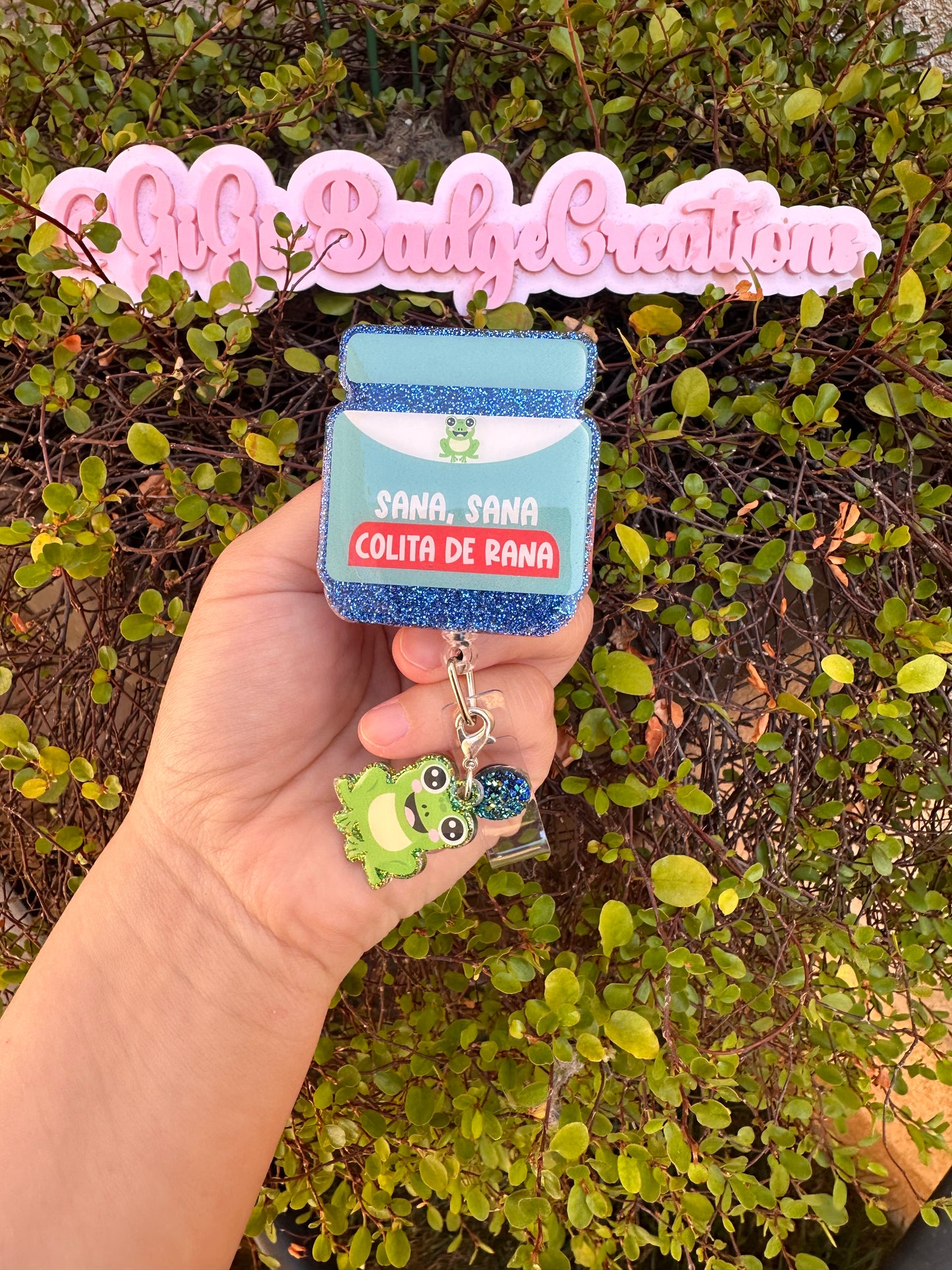 Sana Sana with charm Badge Reel