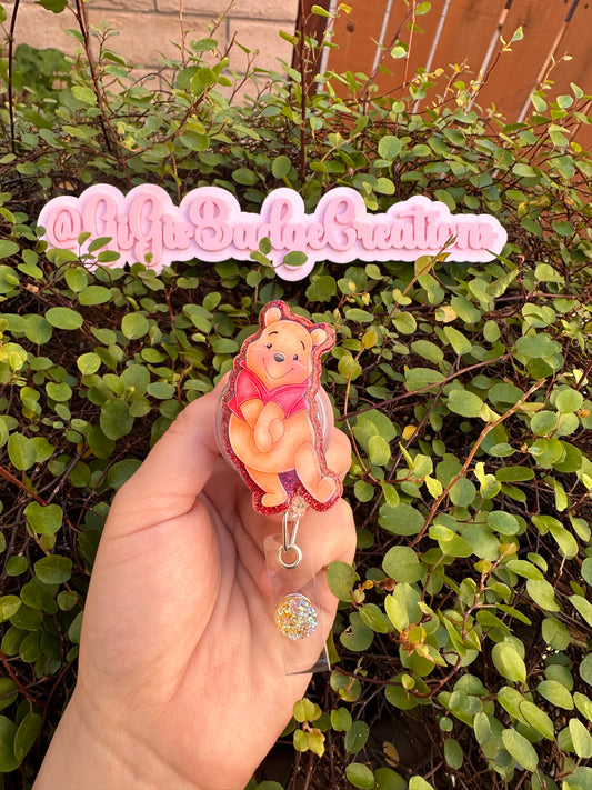 Happy Pooh Badge Reel