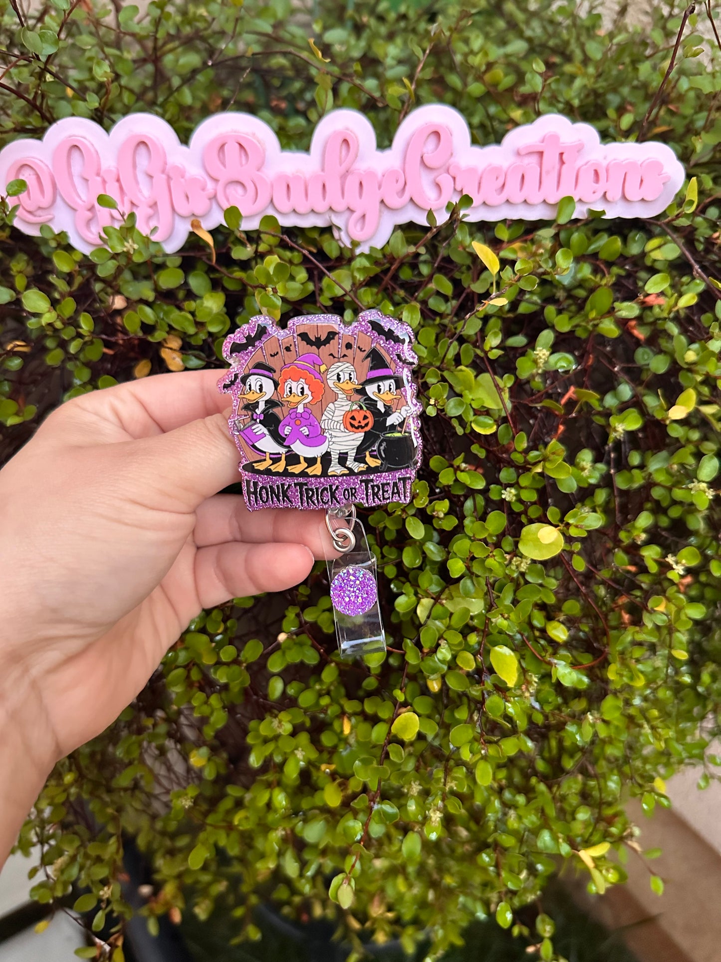 Honk Trick or Treat Badge Reel