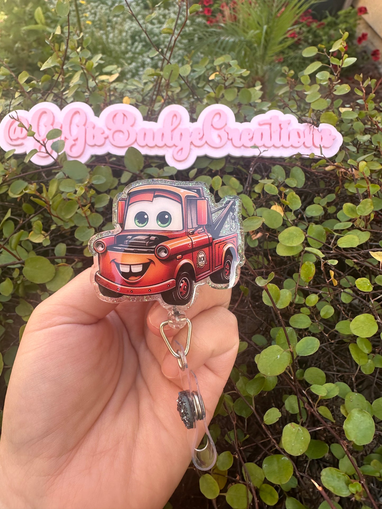 Tow Truck Badge Reel