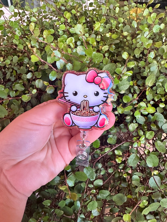 HK Noodles Badge Reel