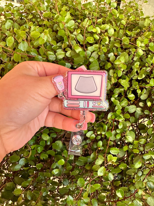 Ultrasound Machine Badge Reel