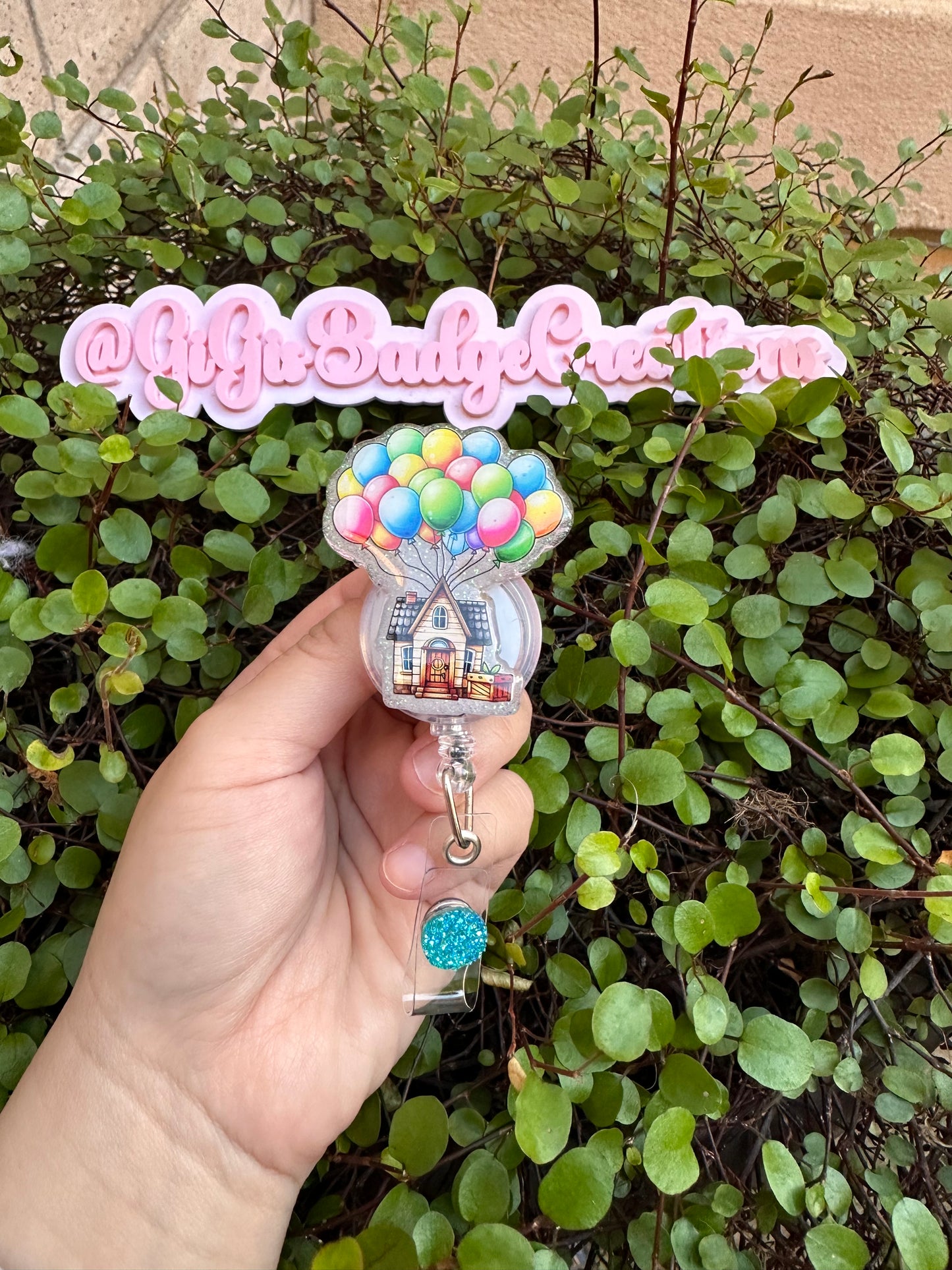 Up Balloon House Badge Reel