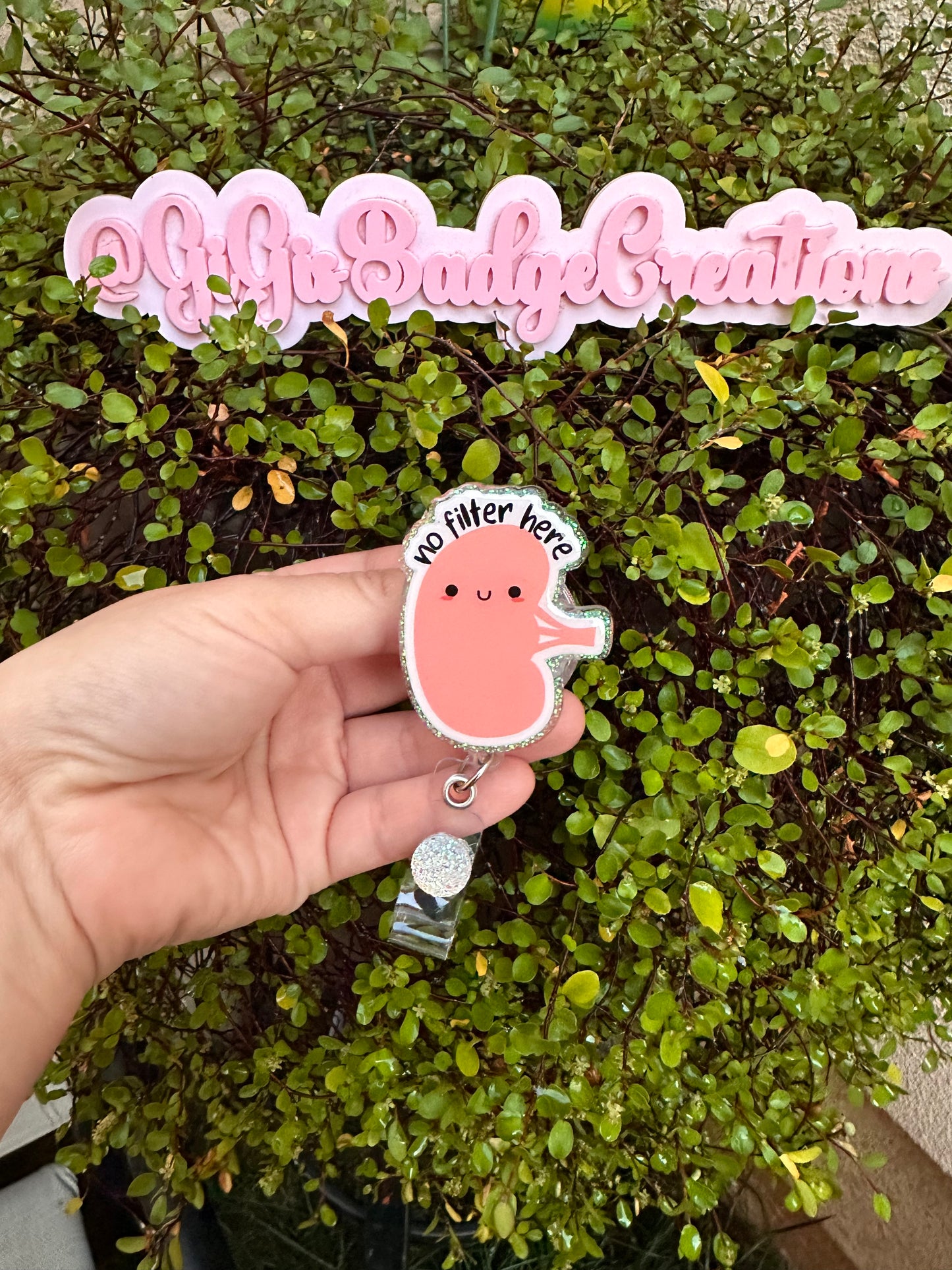 No Filter Here Badge Reel