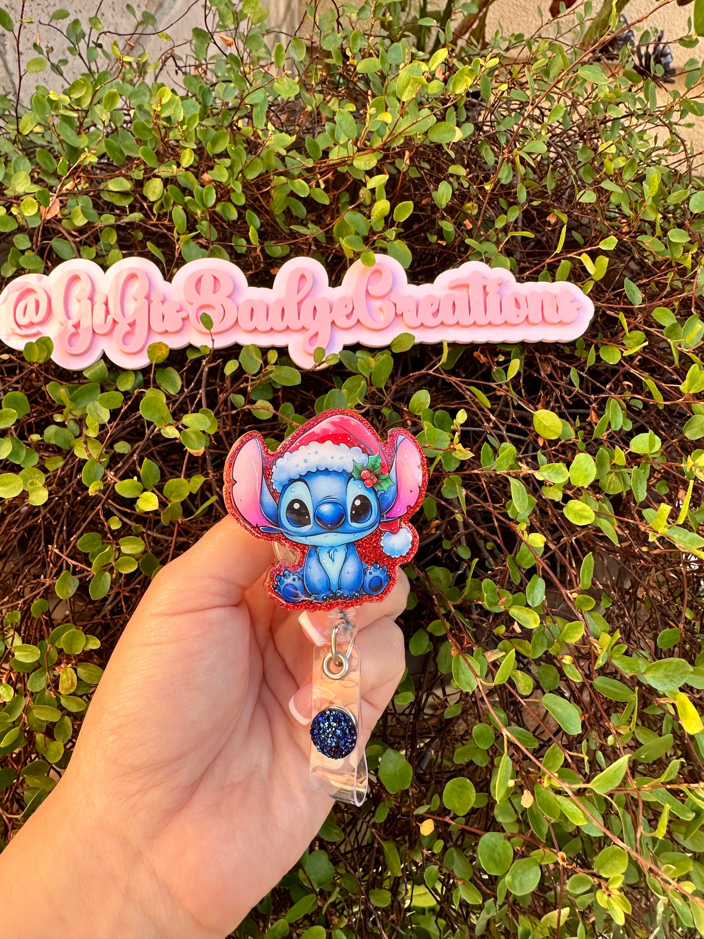 Christmas Stitch Badge Reel