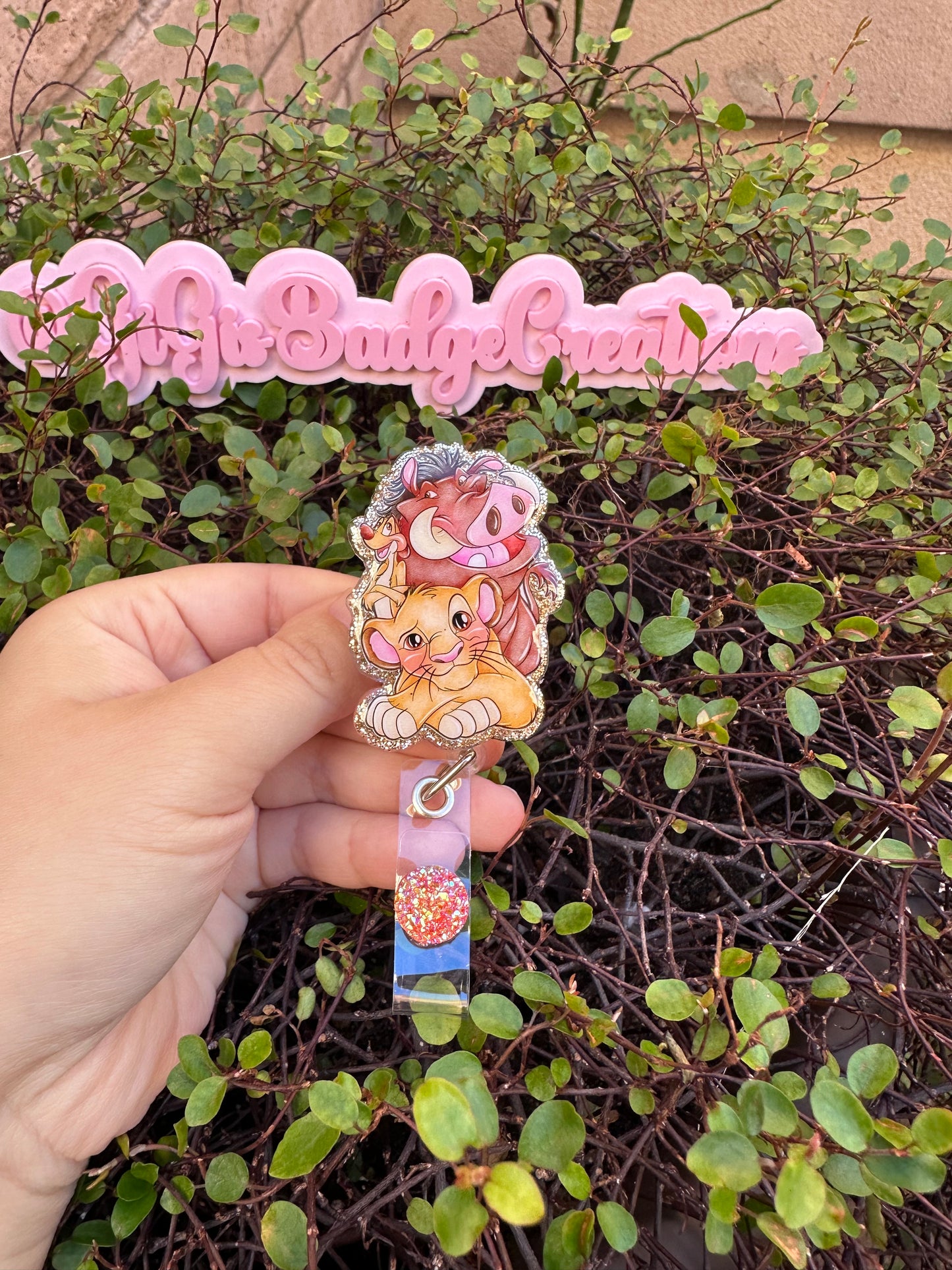 Lion and Friends Badge Reel