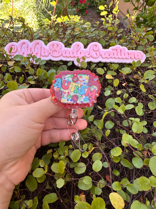 Autism Puzzle Badge Reel