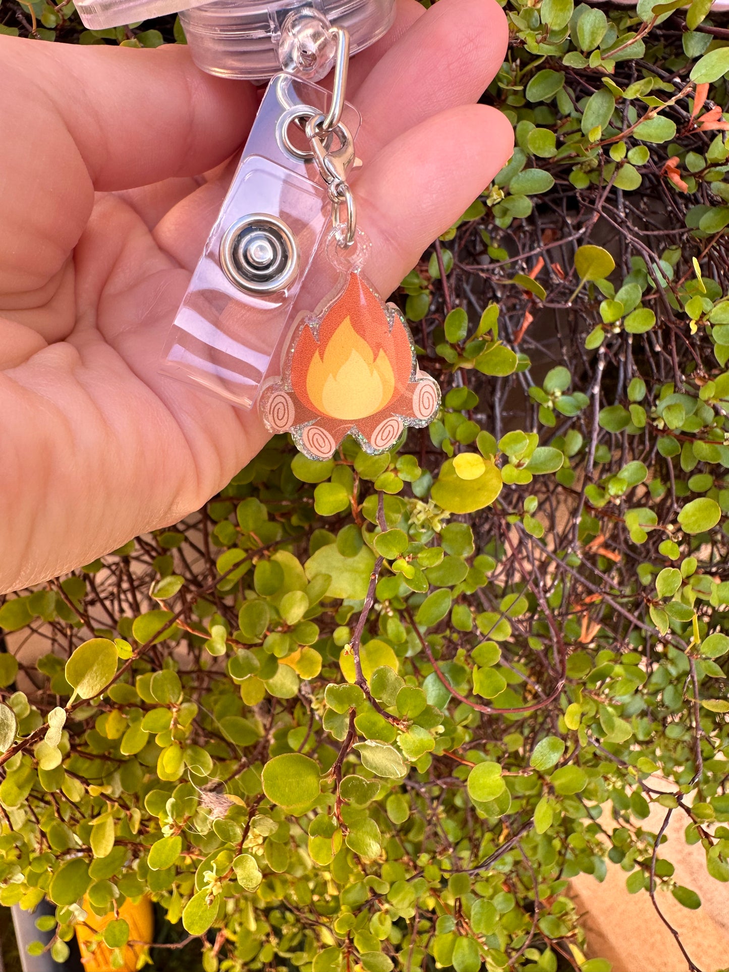 Smore w/Charm Badge Reel
