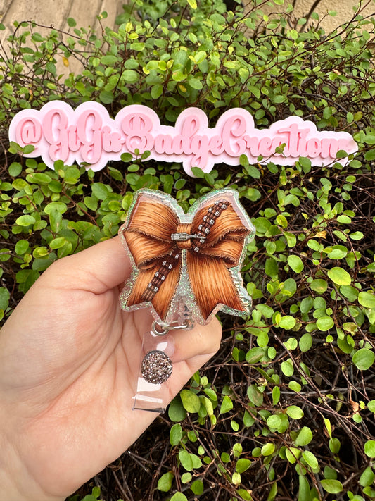 Chewbacca Bow Badge Reel