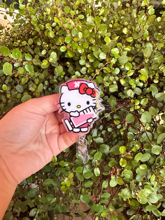 Nurse HK Badge Reel