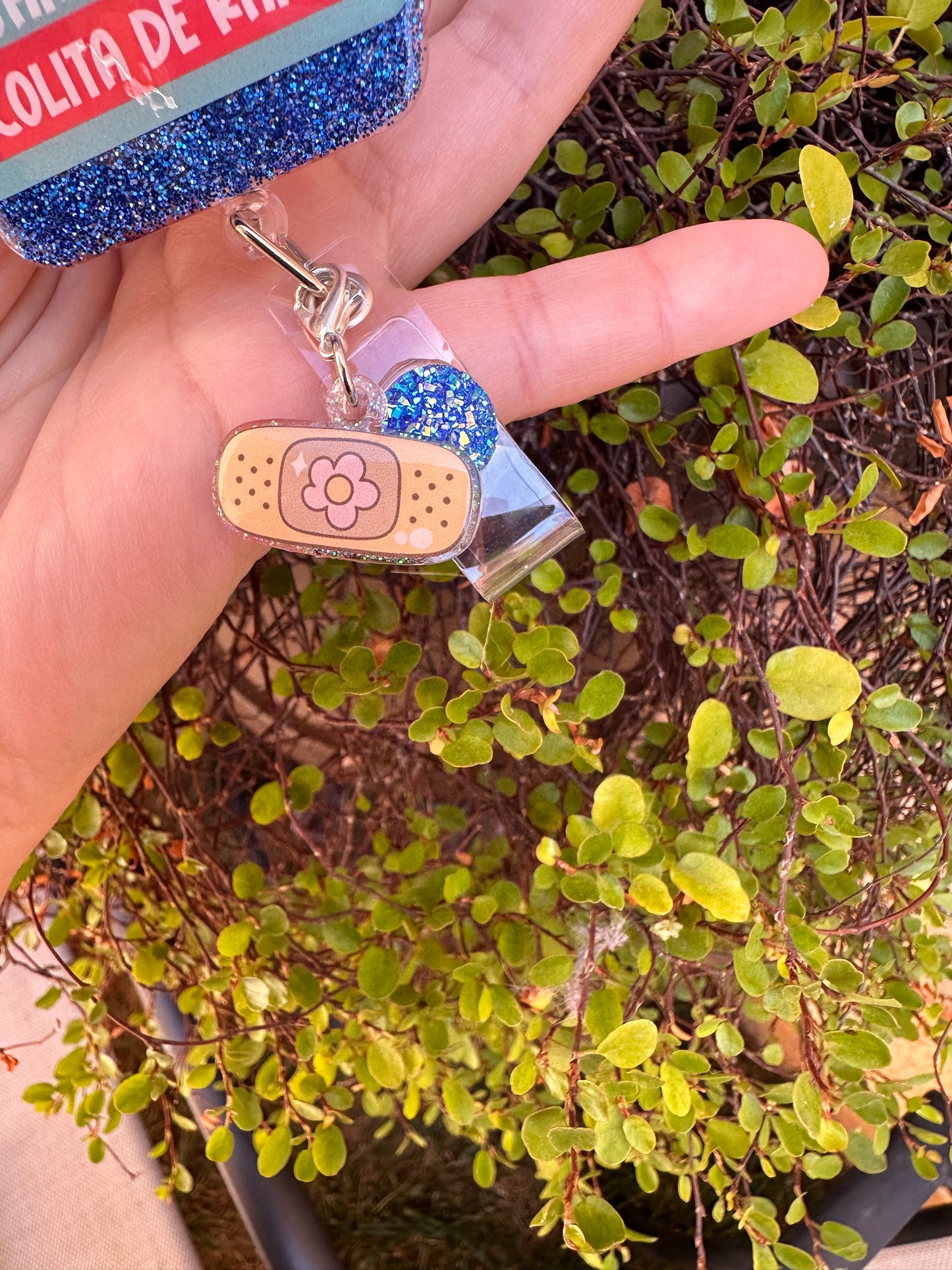 Sana Sana with charm Badge Reel