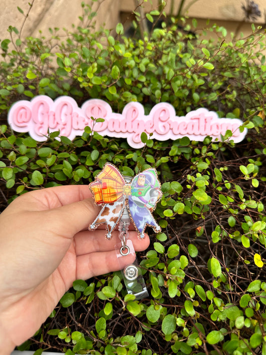 Toy Bow  Badge Reel