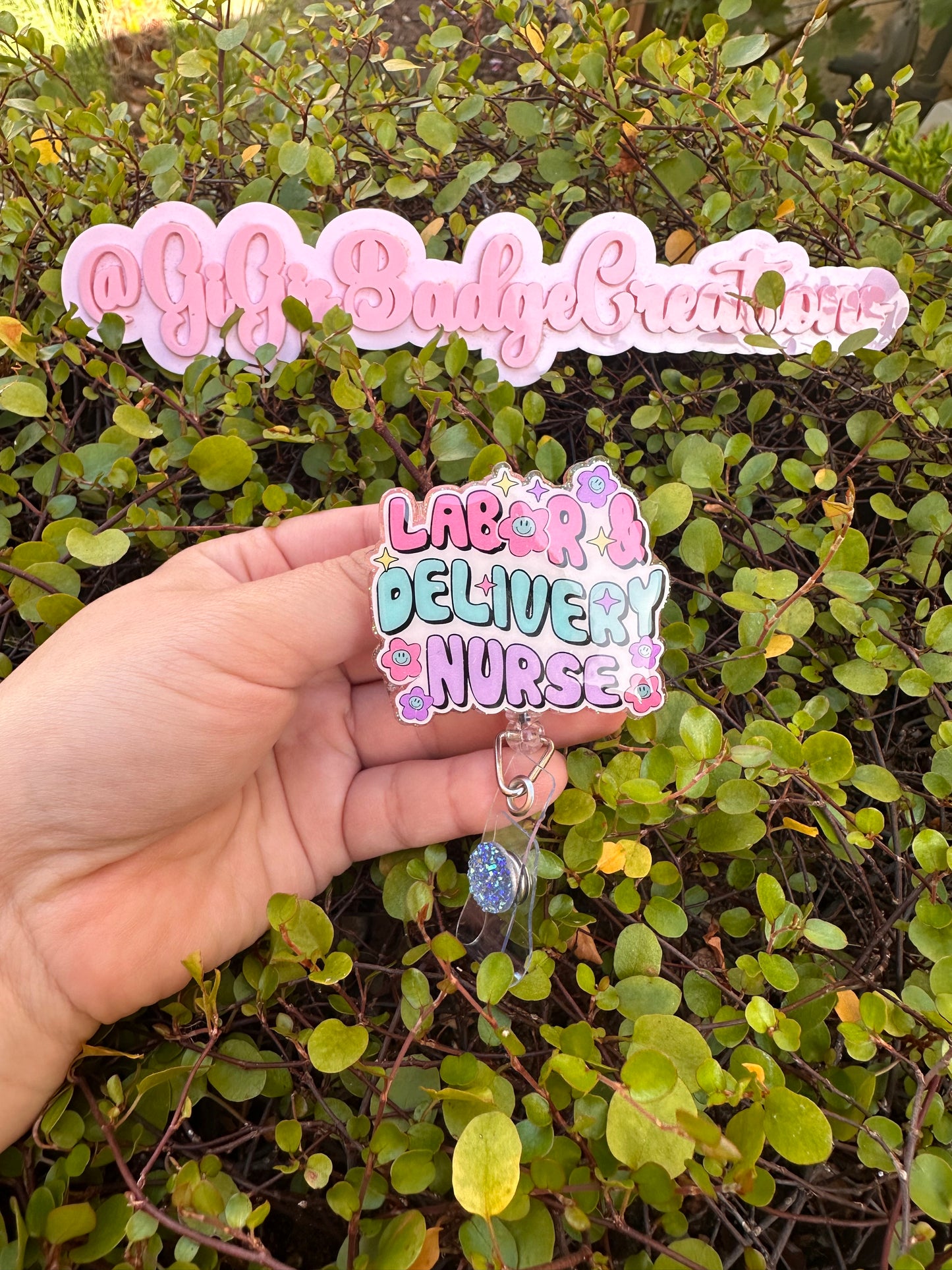 Labor and Delivery Nurse Badge Reel