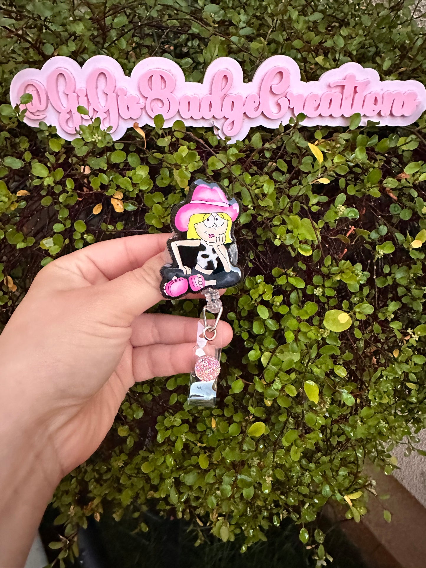 Cowgirl Lizzie Badge Reel