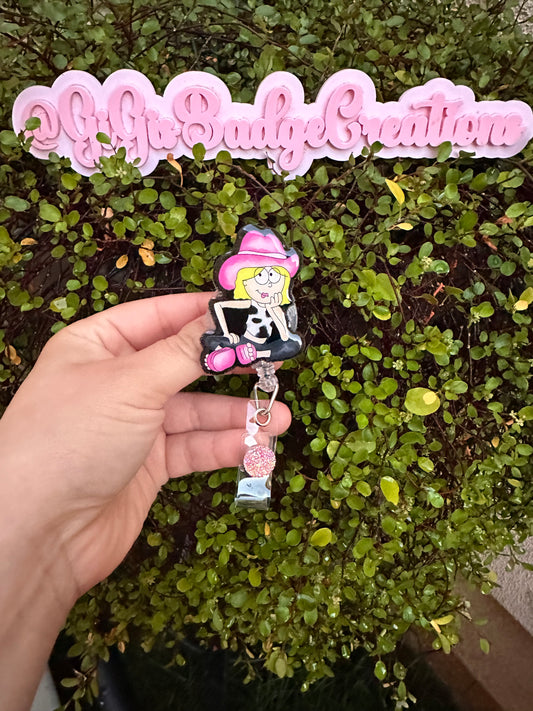 Cowgirl Lizzie Badge Reel