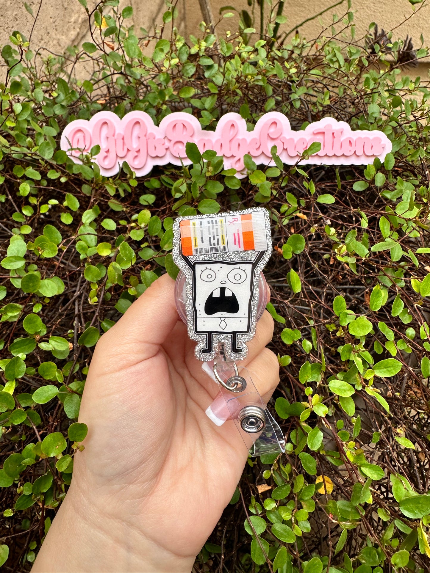 DoodleBob Rx Badge Reel