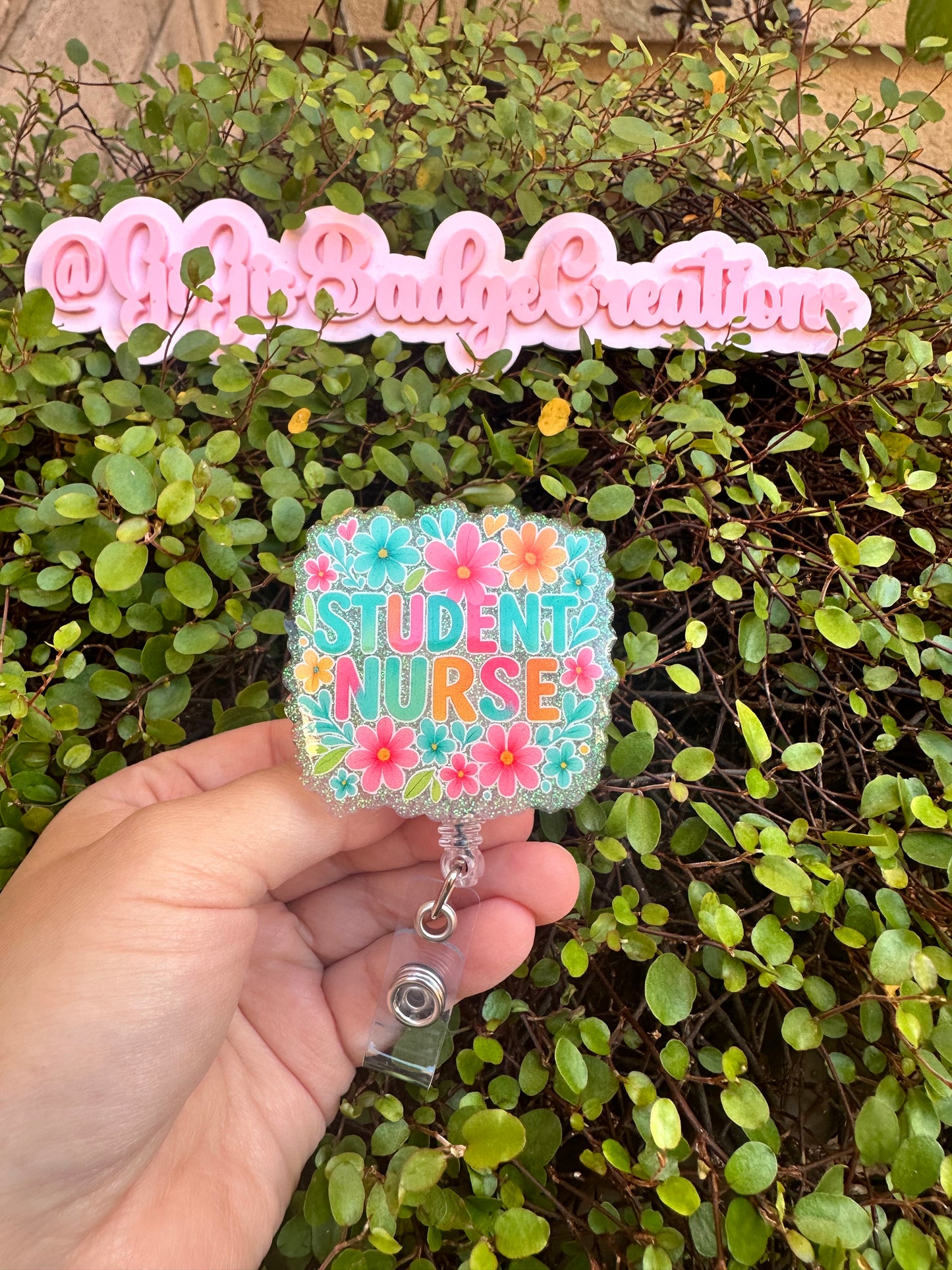 Student Nurse Badge Reel