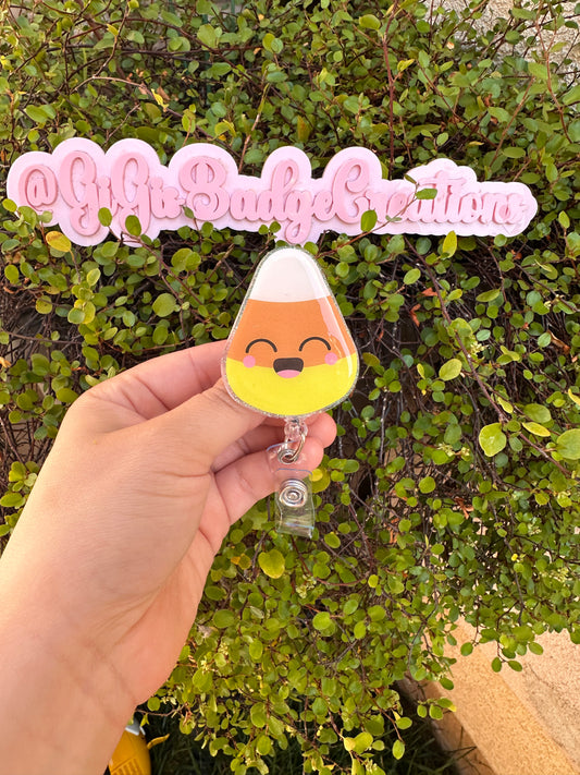 Candy Corn Badge Reel