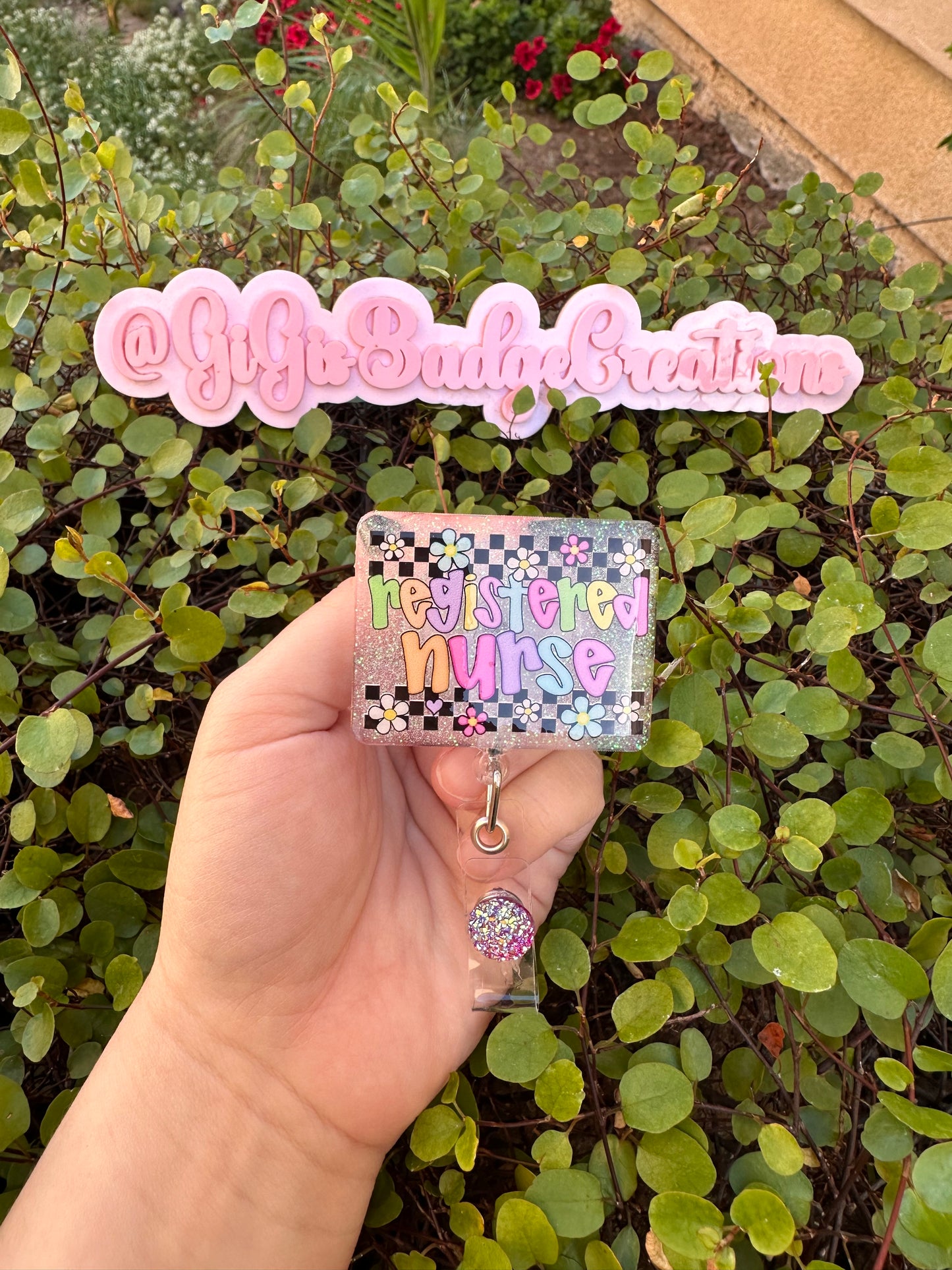 Registered Nurse Badge Reel