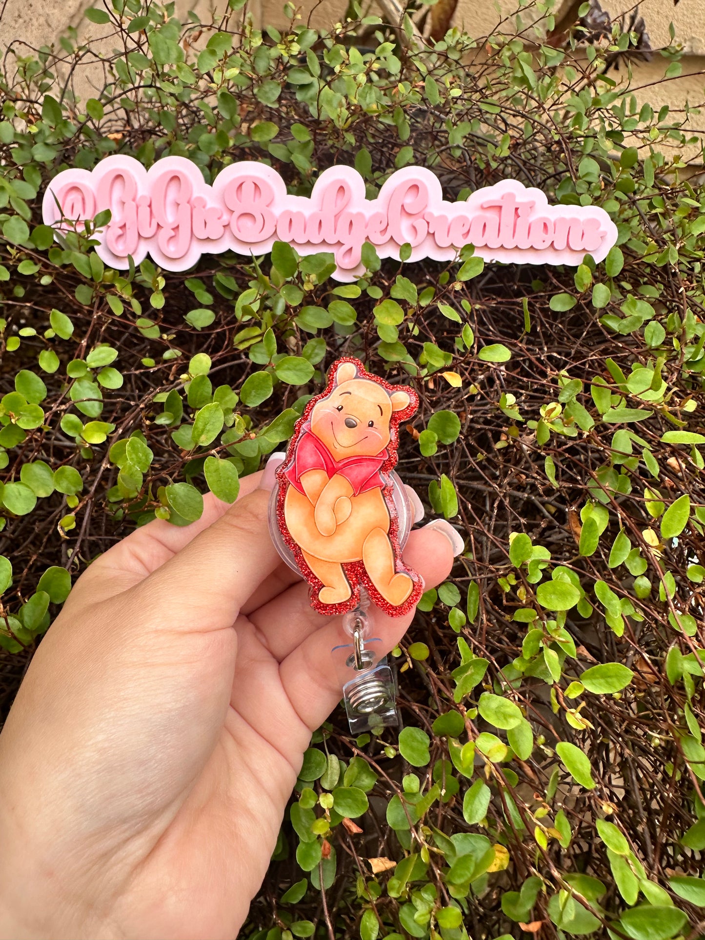 Happy Bear Badge Reel