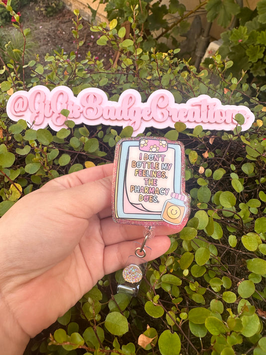 Bottled Feelings Badge Reel
